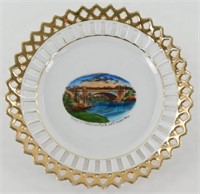 Rare Pettibone La Crosse, WI, Souvenir Plate