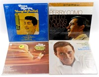 4 LPs - Dean Martin "Young & Foolish", Perry Como