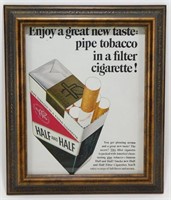 * Vintage Cigarette Advertisement: Half and Half