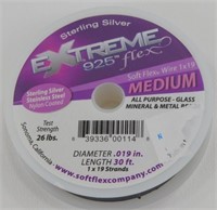 Sterling Silver Extreme Flex Beading Wire -