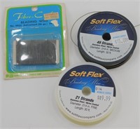 Soft Flex Beading Wire Spools and Fibre-Craft
