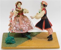 Vintage Polish Miniature Folk Dolls and