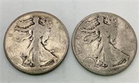 1918 & 1927S Liberty Half Dollars
