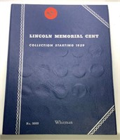 Lincoln Head Cent book w/coins- (1959-)