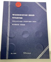 Washington Head Quarter Book w/coins (1960 & up)
