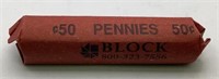 Roll of 1930's wheat pennies