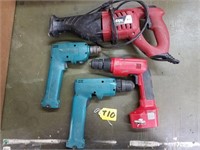 Skill Saw Zall, Makita, Milwaukee Drills