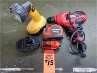 DeWalt Flashlight, Batteries, Small Laser Level