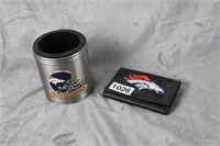 BRONCOS COOZIE AND WALLET