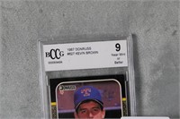 KEVIN BROWN BCCG GRADED BASEBALL CARD