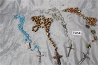 LOT OF FIVE ROSARY'S