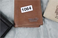 LOT OF THREE LEATHER WALLETS