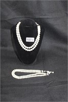 FAUX PEARL NECKLACES MADE IN JAPAN