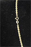 GOLD TONED CHAIN AND BRACELET