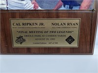 Cal Ripken Jr & Nolan Ryan 447/500 PSA/DNA LOA