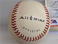 Lou Brock Signed All Star Baseball PSA Certified