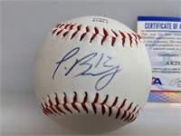 Javier Baez Signed Rawlings Baseball PSA COA