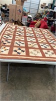 Large antique quilt