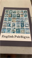 English pub signs