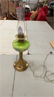 Very old electric lamp