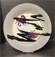 Abstract Art Pottery Modern Design Charger