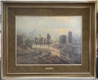 G HARVEY SIGNED NUMBERED 20TH CENTURY RANCHING COA