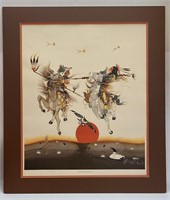 SIGNED NUMBERED NATIVE AMERICAN PRINT