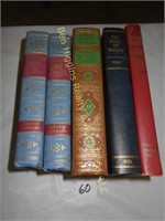 Lot of 5 books Hawthorne, Emerson, Yerby