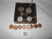 14 U.S. coins: '68 Kennedy Half