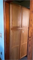 Oak pantry storage cabinet 7ft tall x 36” wide