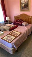 3 pc bedroom suite -double bed, dresser w/