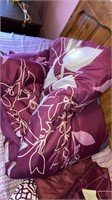 Full comforter shams skirt decorator pillow