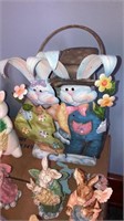 Large lot Easter decorations