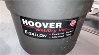 Hoover 6 gal shop vac- no hose