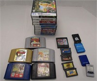 Nintendo N64 Games+ 1 Sega W/Memory & Empty DS Cas