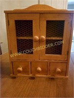 Wood Spice Rack  with Drawers