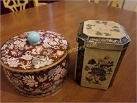 Vintage English Cookie Tins