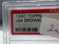 Awesome!  Graded 1960 Topps Jim Brown card!