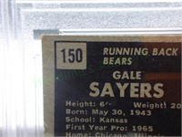 Kansas Comet! Graded 1971 Topps Gale Sayers card!