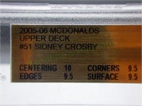 Rare Gem Mint Graded 05-06 Sidney Crosby Rookie Ca