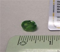 Very Rare Natural Green Sapphire, 8 ct - Oval Cut