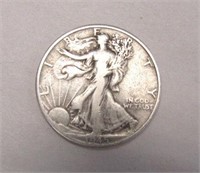Nice 1945 D Walking Liberty Half Dollar