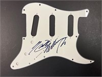 Hank Williams Jr autographed guitar pick guard