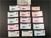 Vintage Cardinals ticket stubs