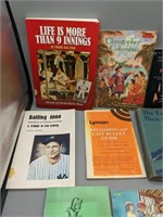 books lot including reloading history and baseball