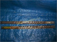 Socket Rail holder for 1/4 & 1/2" drv