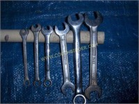 Assorted combo/box wrenches