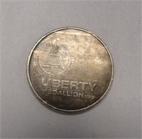 1 Ounce .999 Fine Silver Round - 1974 Liberty
