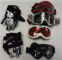 Dirtbike Goggles & Gloves