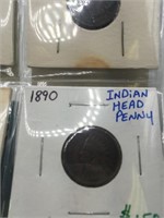SHEET OF INDIAN HEAD PENNIES